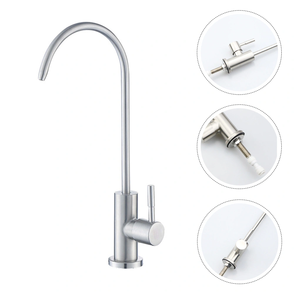 1 Pc Kitchen Bathroom Home Hotel Water Faucet Stainless Steel Water Tap