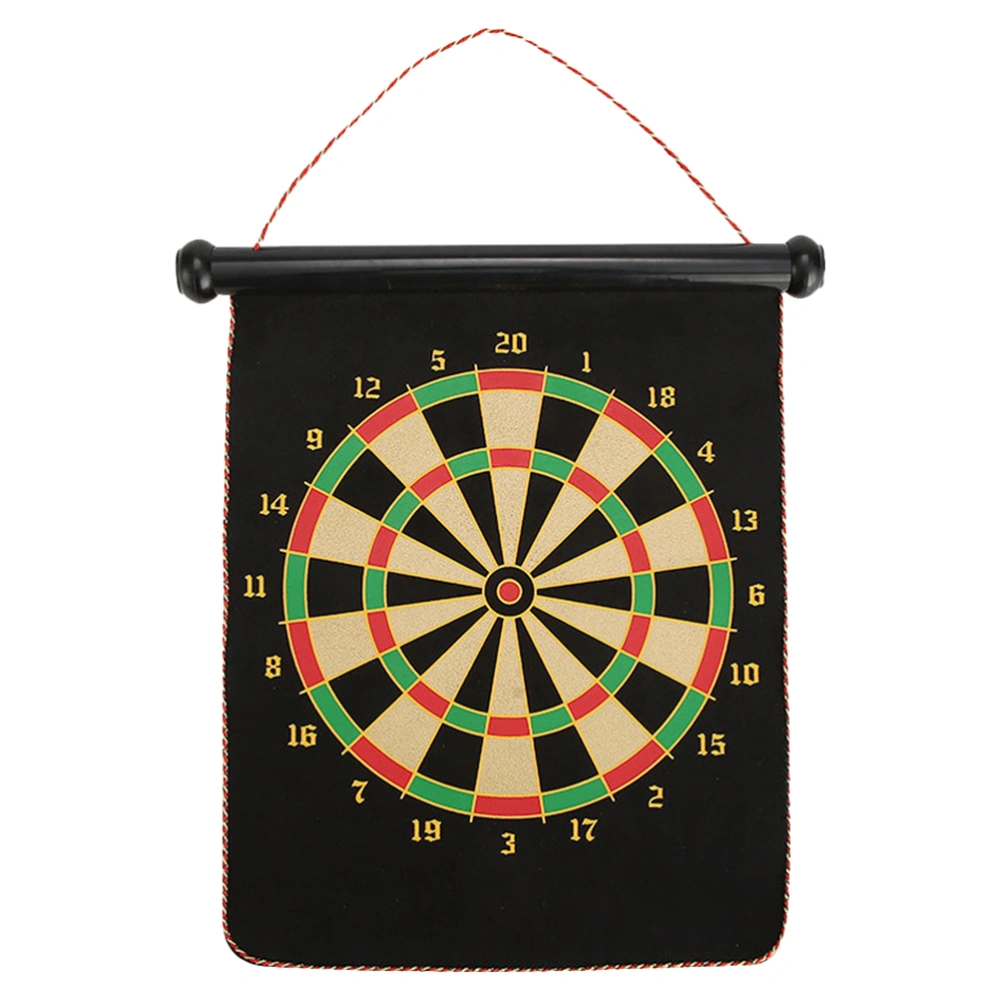 Target Dart Board Dual Use Magnetic Double-Sided Flocking Darts Target Indoor Entertainment Interactive Dart Board Toy