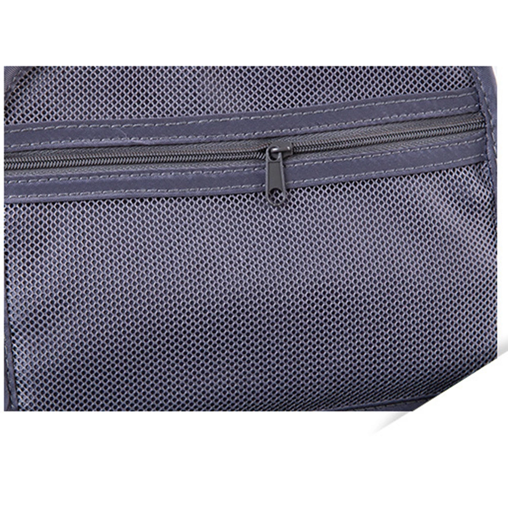 Multifunction Travel Toiletry Bag Portable Hanging Cosmetic Wash Bag Organizer Large Capacity Waterproof Storage Bag (Dark Blue)