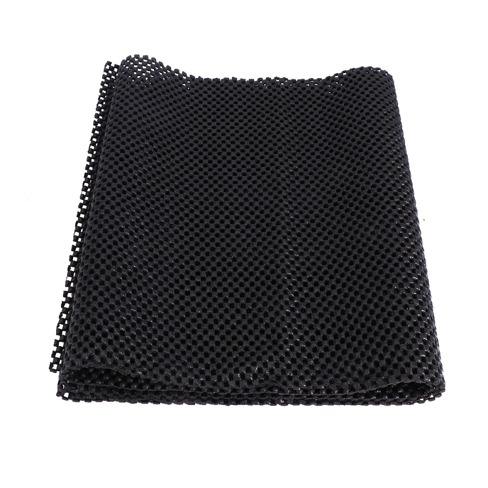 1PC Multifunctional Cuttable Car Universal Mat Anti-Slip PVC Breathable Foot Pad Floor Protection Mat (Black, 150x30cm)