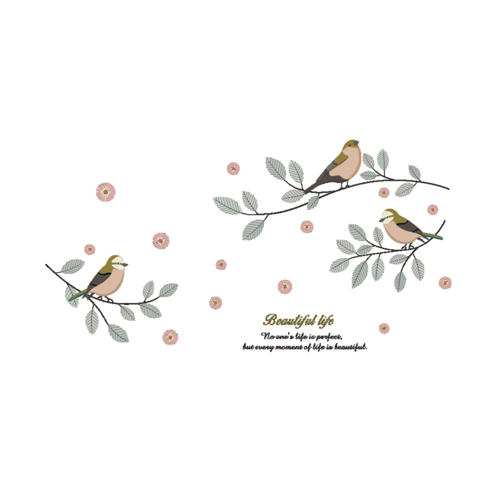 Branch Bird Wall Stickers for Living room Bedroom Wardrobe Removable Vinyl Wall Decals Art Home Murals DIY Wall Poster