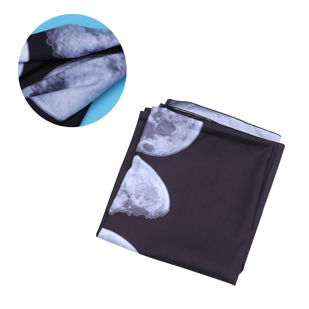 1PC 150x130 Moon Decorative Tapestry Background Cloth Decoration Backdrop for Parties Photography Studio Photo Booth
