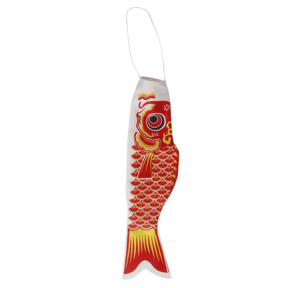 70cm Japanese Carp Flag Koinobori Windsock (Red)