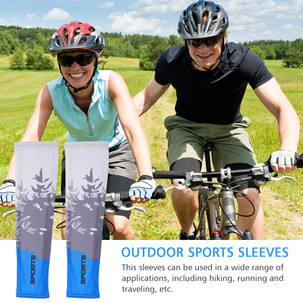 1 Pair Cooling Arm Coverings Sun Protection Outdoor Sleeves for Men Women