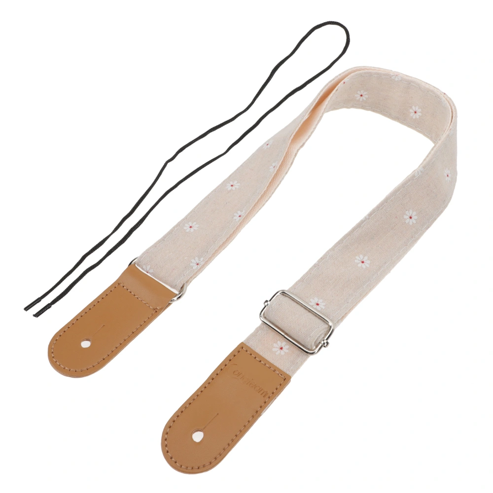 Simple Folk Guitar Belt Decorative Guitar Strap Creative Guitar Accessory