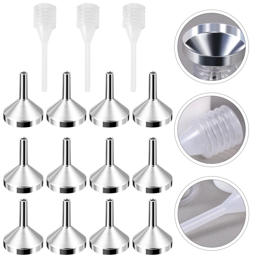 1 Set of Mini Funnels Perfume Pipette Spring Droppers Dispensing Supplies