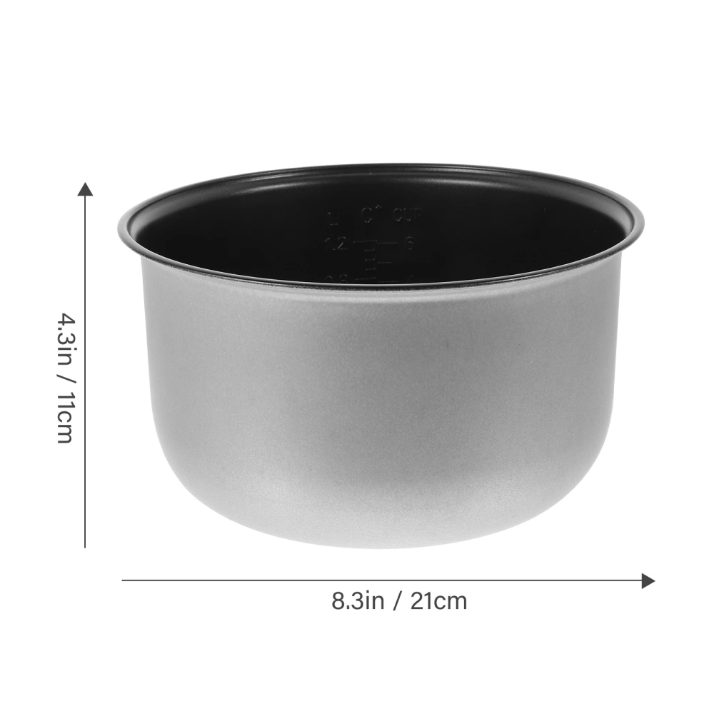 1 Set of Rice Cooker Inner Cooking Pot Daily Use Rice Cooker Liner Reusable Rice Cooker Inner Pot