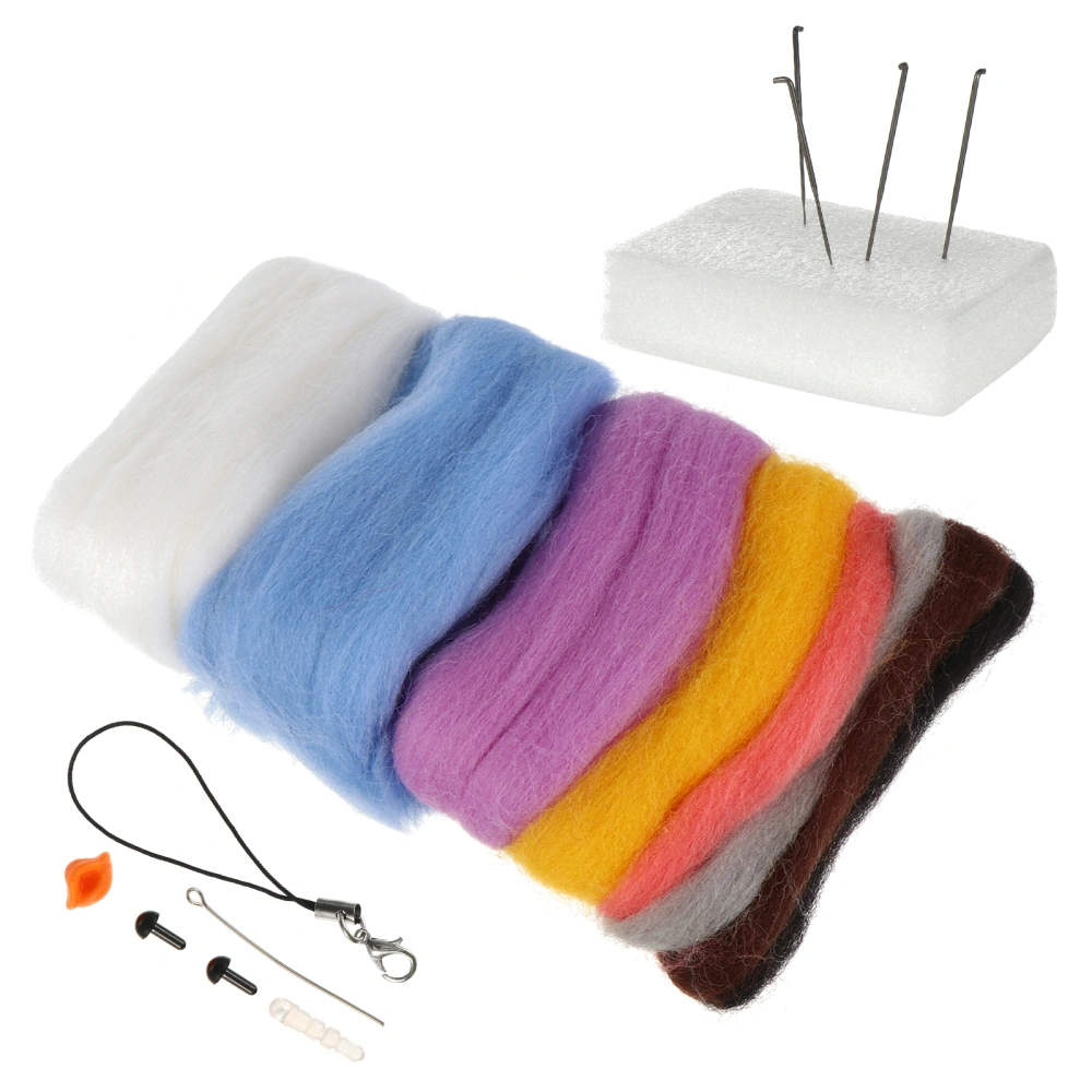 1 Set Doll Making Manual Needle Felting Kit DIY Needle Felting Supplies