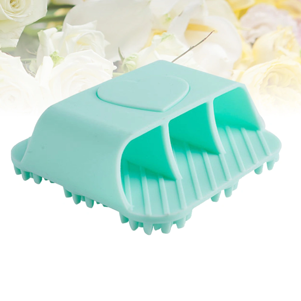 Silicone Shampoo Brush Head Scalp Massager Scrubber Hair Dandruff Scrubber Head Cleaning Brush for Hairdressing Shower