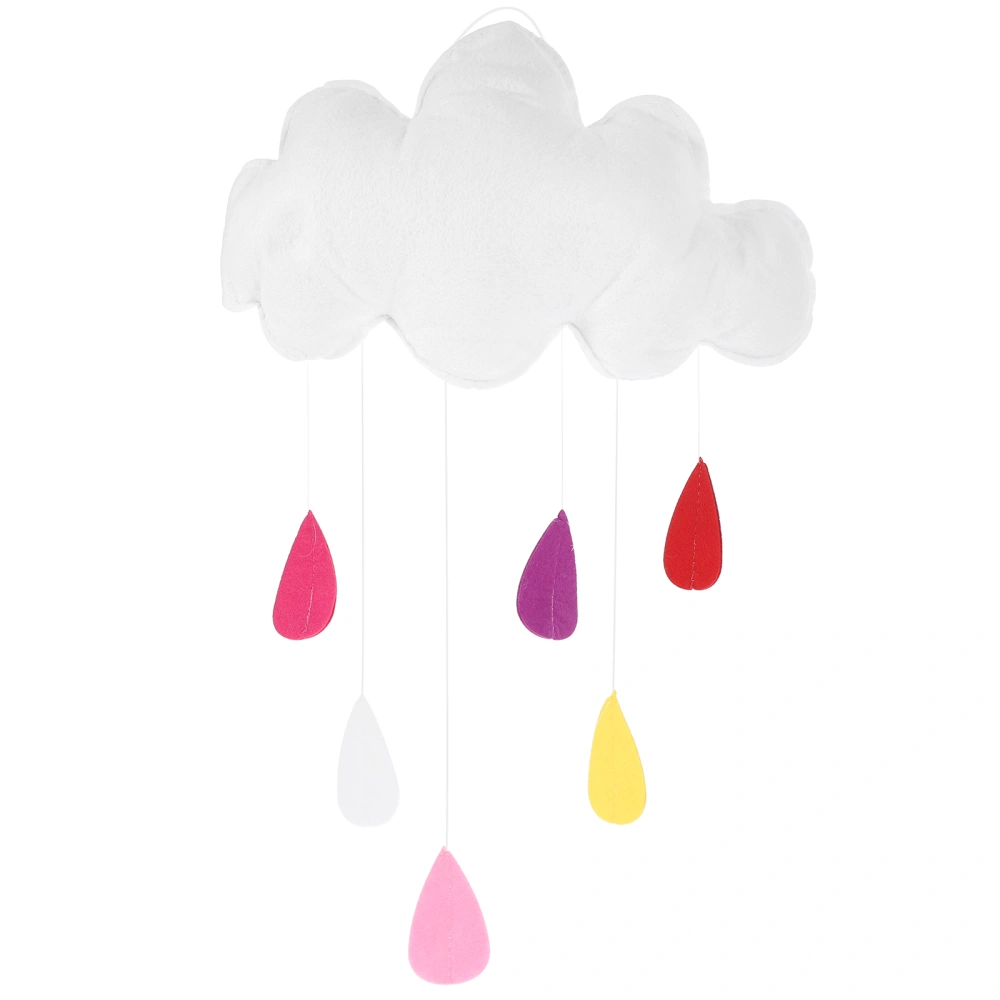 Cloud Raindrop Hanging Decor DIY Baby Room Decor Kids Room Decoration for Baby Shower (Raindrop)