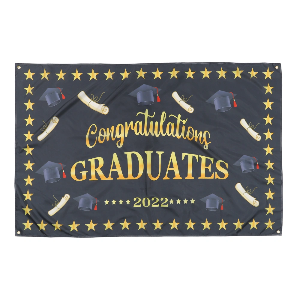 Graduation Hanging Banner Party Atmosphere Ornament Hanging Background Banner