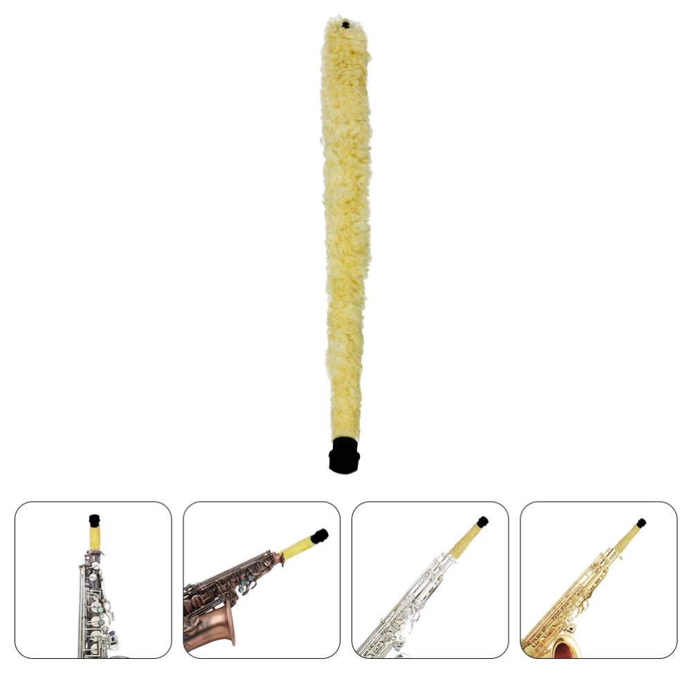 1pc Sax Cleaning Brush Saxophone Maintain Care Tool Saxophone Accessory (Random Color)