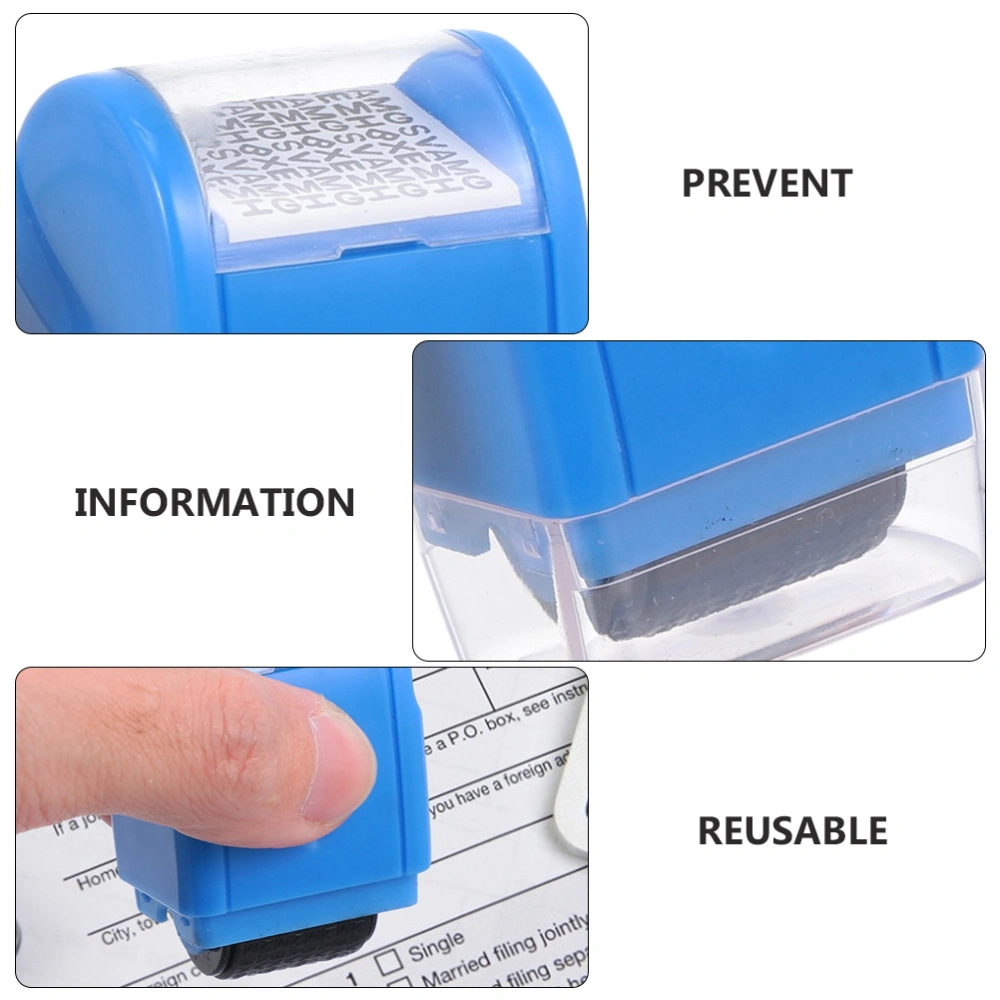 1pc Compact Identity Guard Stamps Plastic Hand-held Theft Prevention Stamps