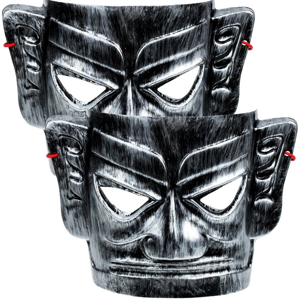 2pcs Cosplay Props Cosplay Masks Sanxingdui Shape Masks Stage Performance Masks