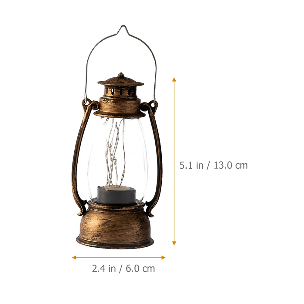 Home Desktop Antique Flickering Light Vintage Flickering Flame Light for Decoration