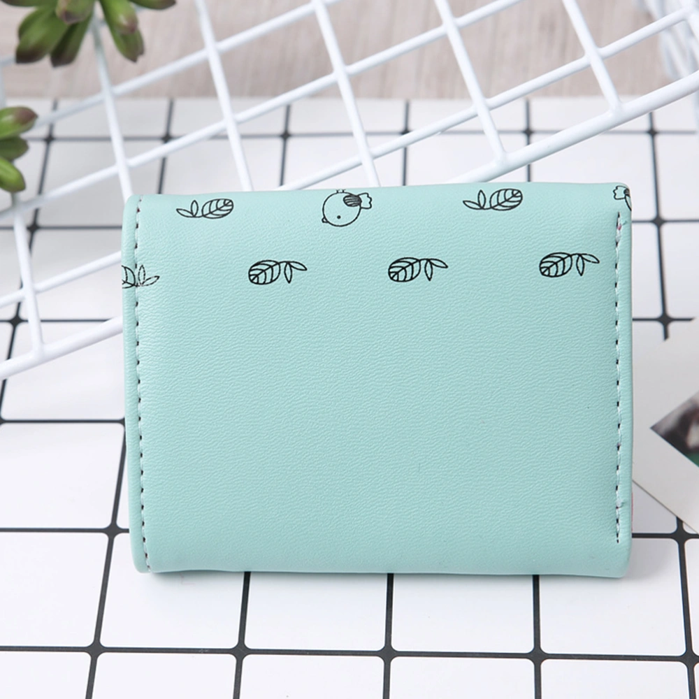 Women Wallets Female Clutch Mini Wallet Bag Short Purse Cartoon Hasp Purse Girls Ladies Coin Purse Holder(Random color)