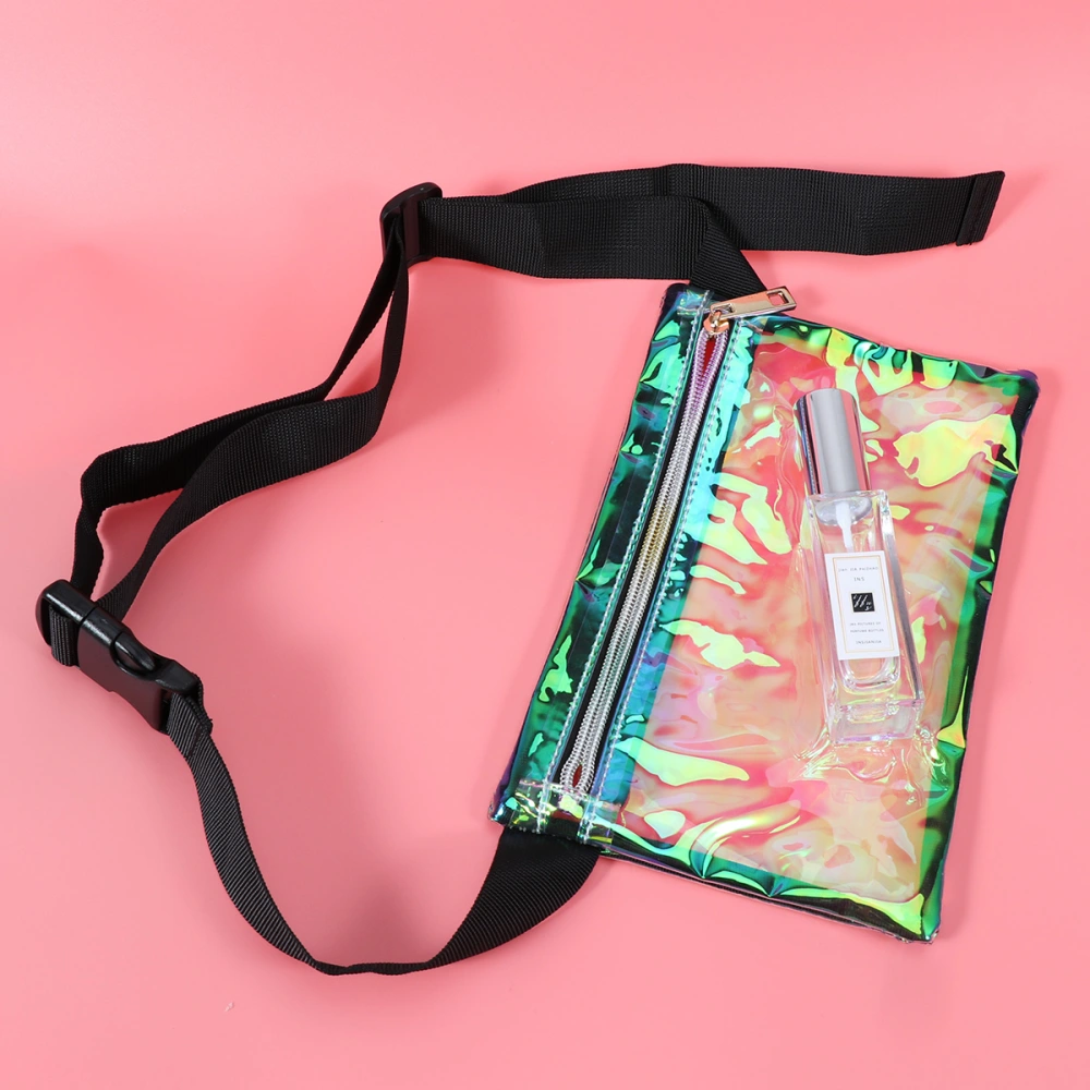 1pc Pocket Transparent Beach Bag Crossbody Bag TPU Lucency Bag Fashion Waist Bag for Man ( Lucency)