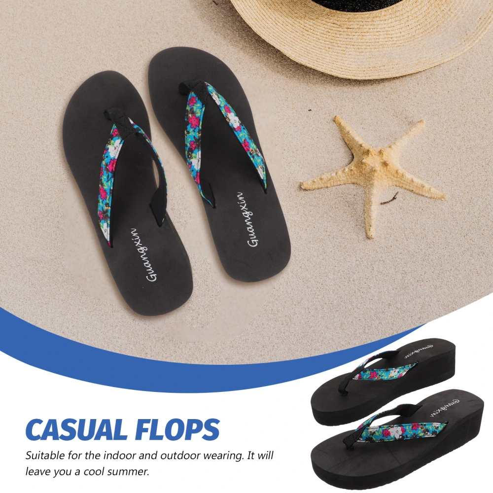 1 Pair Women Sandals Girl Thick Sole Slipper Summer Fashion Slippers Flops