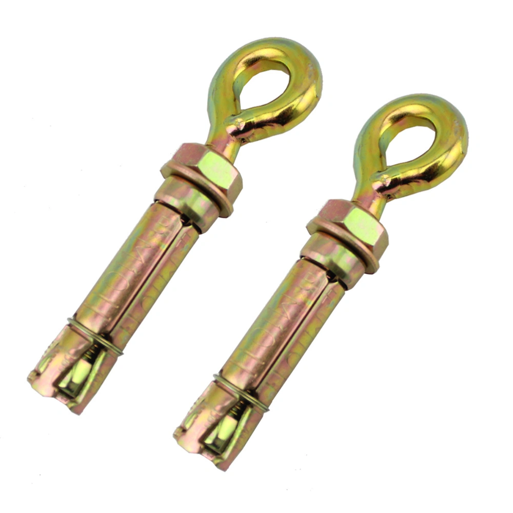 2PCS Swing Hook Rotation Anchors Yoga Fixing Screws Swing Chair Holder Screws for Home Garden