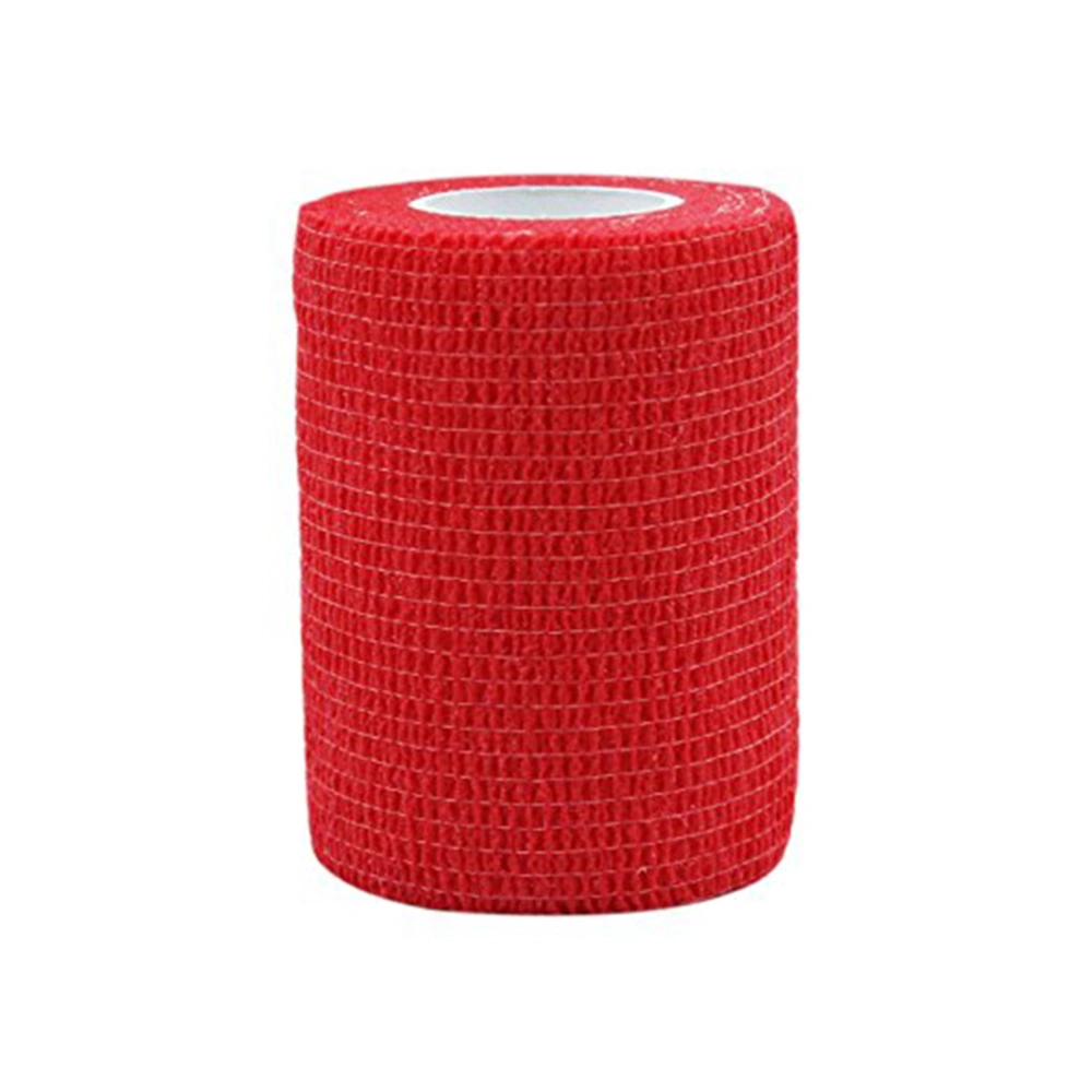 6-roll 7.5x450cm Medical Self-adhesive Elastic Bandage Self Adherent Cohesive Wrap Bandages for Athletic (Red)