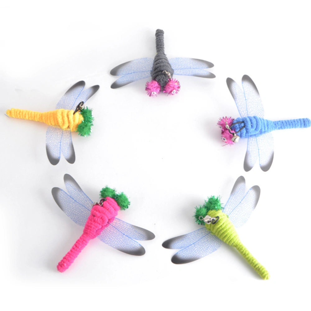 5 Pcs Durable Replacement Dragonfly for Interactive Cat and Kitten Toy Wands