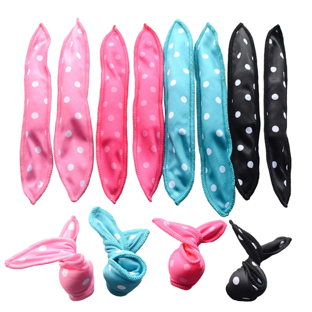 15Pcs Hair Curler Sponge Hair Rollers Hair Styling DIY Tool for Women (Random Color)