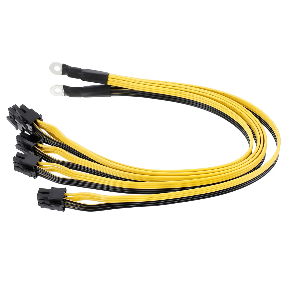 O-ring to 6pin GPU Cable GPU Mining Accessory for 2400W 2600W Graphic Card