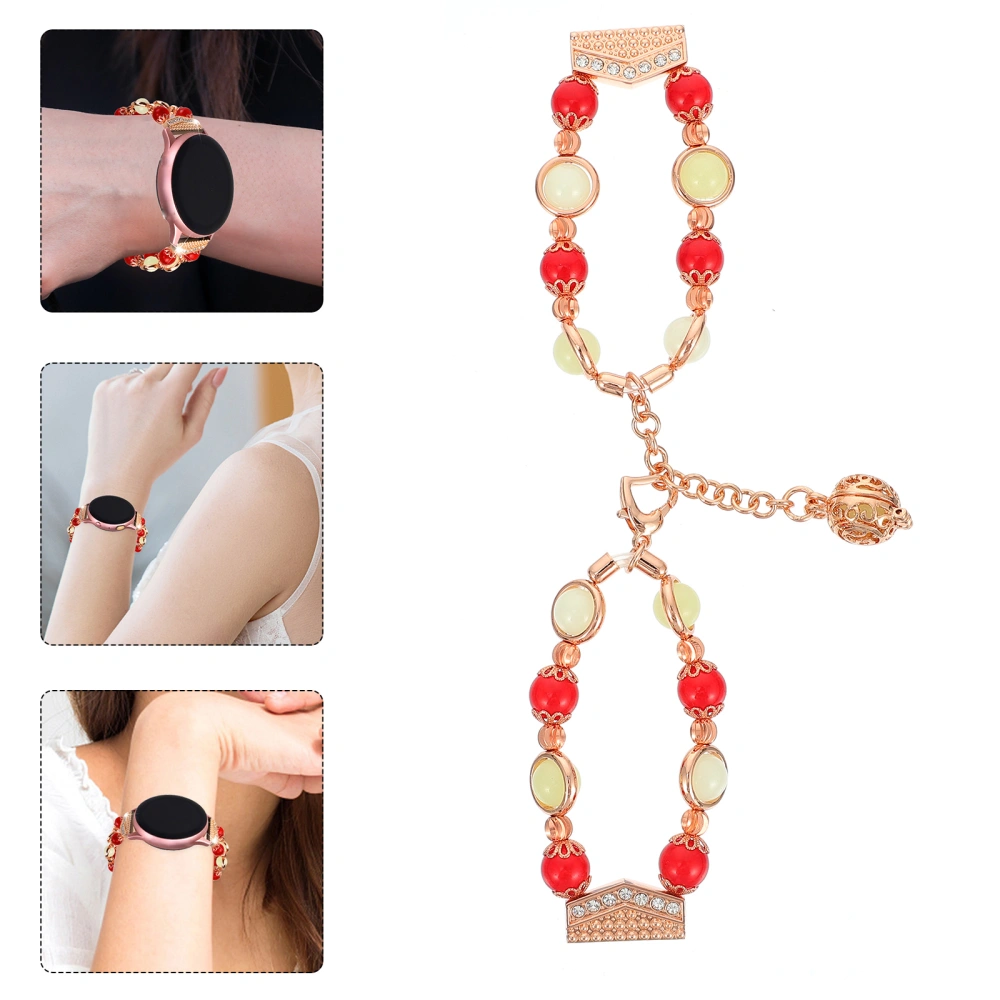 1pc Decorative Luminous Bead Watchband Luminous Bead Strap Agate Strap