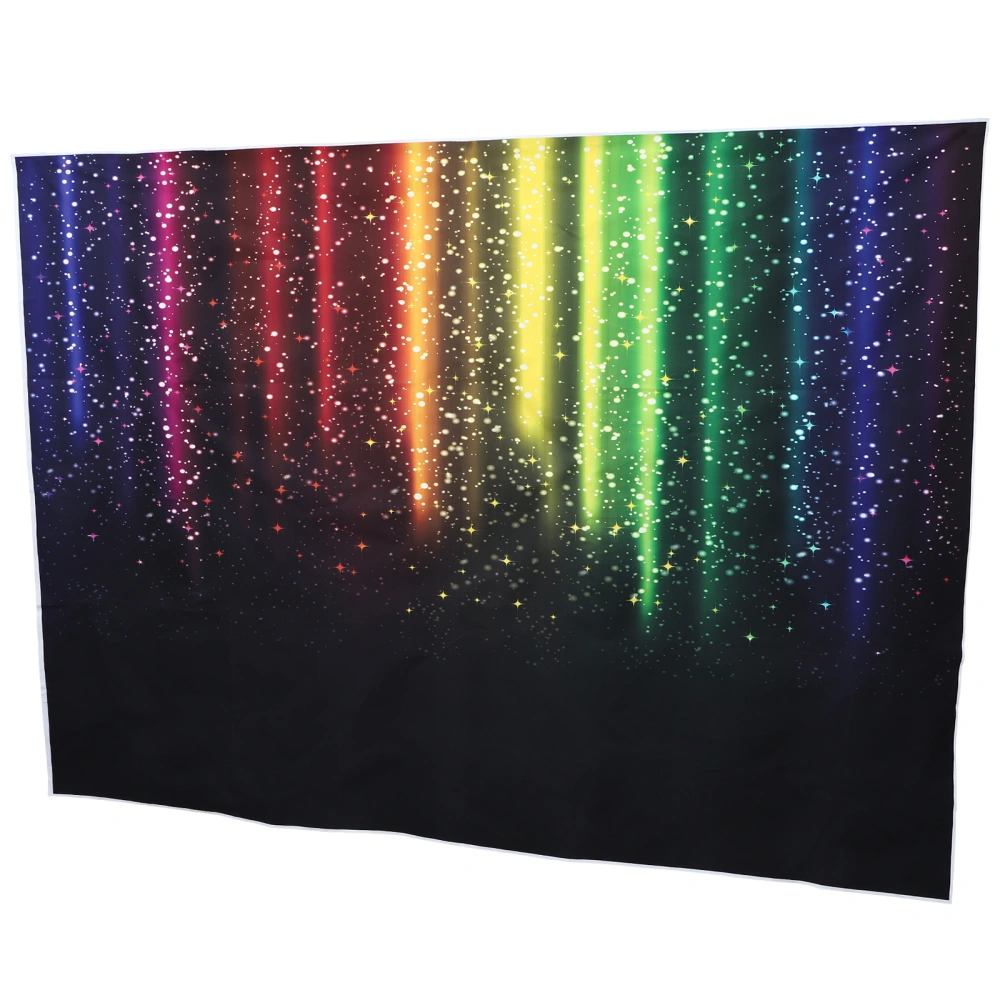 Party Photography Backdrop Music Dance Disco Decor Colorful Rainbow Background