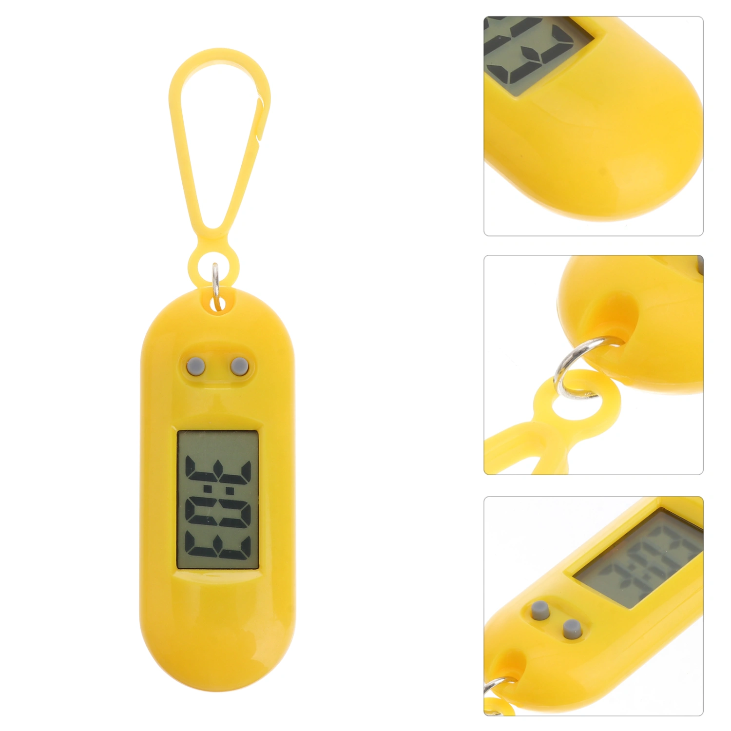 4Pcs Examination LED Electronic Watches Funny Key Chain Pocket Watches Hanging Watches Random Color