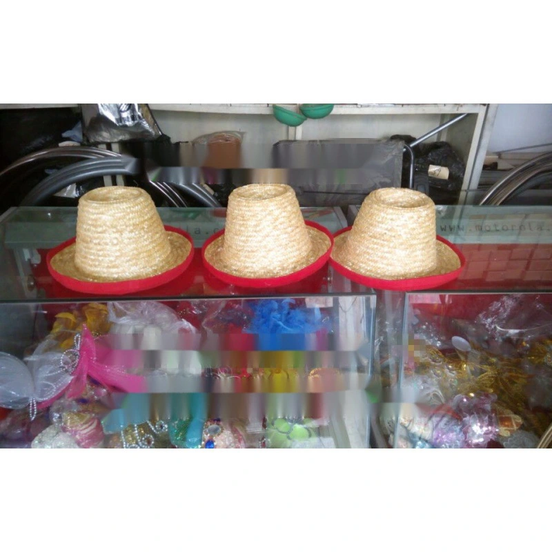 Stage Performance Juggling Straw Hat Prop Multi-functional Small Straw Hat Party Favor