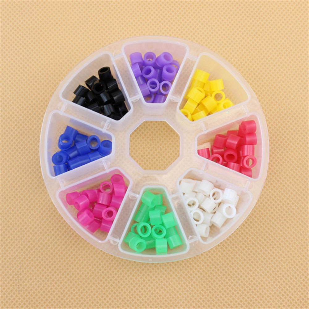 160pcs Medical Instruments Code Rings Silicone Dental Code Rings for Hospital