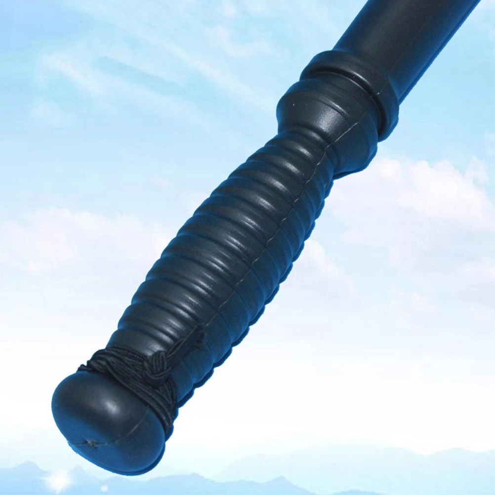 Plastic Policeman Stick Simulated Nightstick for Kids Cosplay Stage Performance (Black)