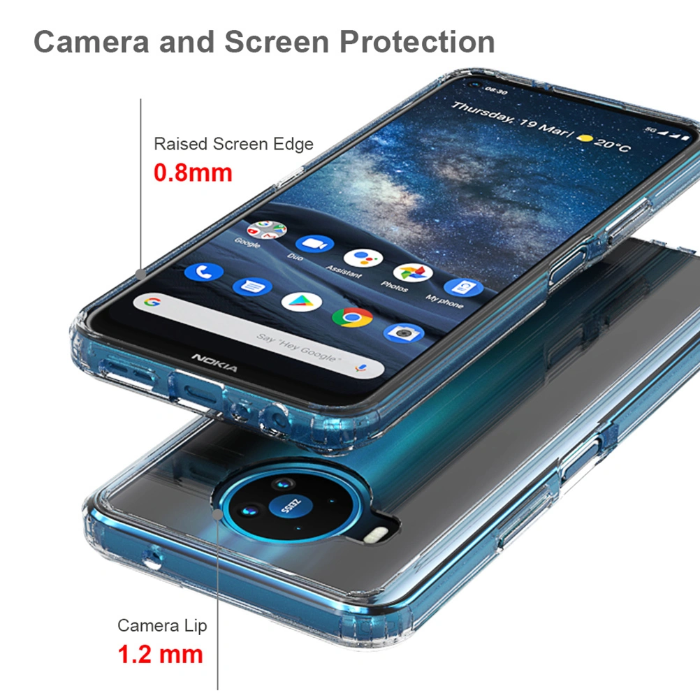 Phone Case with Anti-fall Corner Pad Phone Shell Compatible for Nokia 8.3 5G