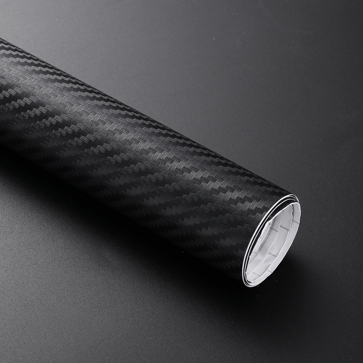 3D Carbon Fiber Wrap Roll DIY Sticker for Car Auto Vehicle Decor 127x20cm (Black)