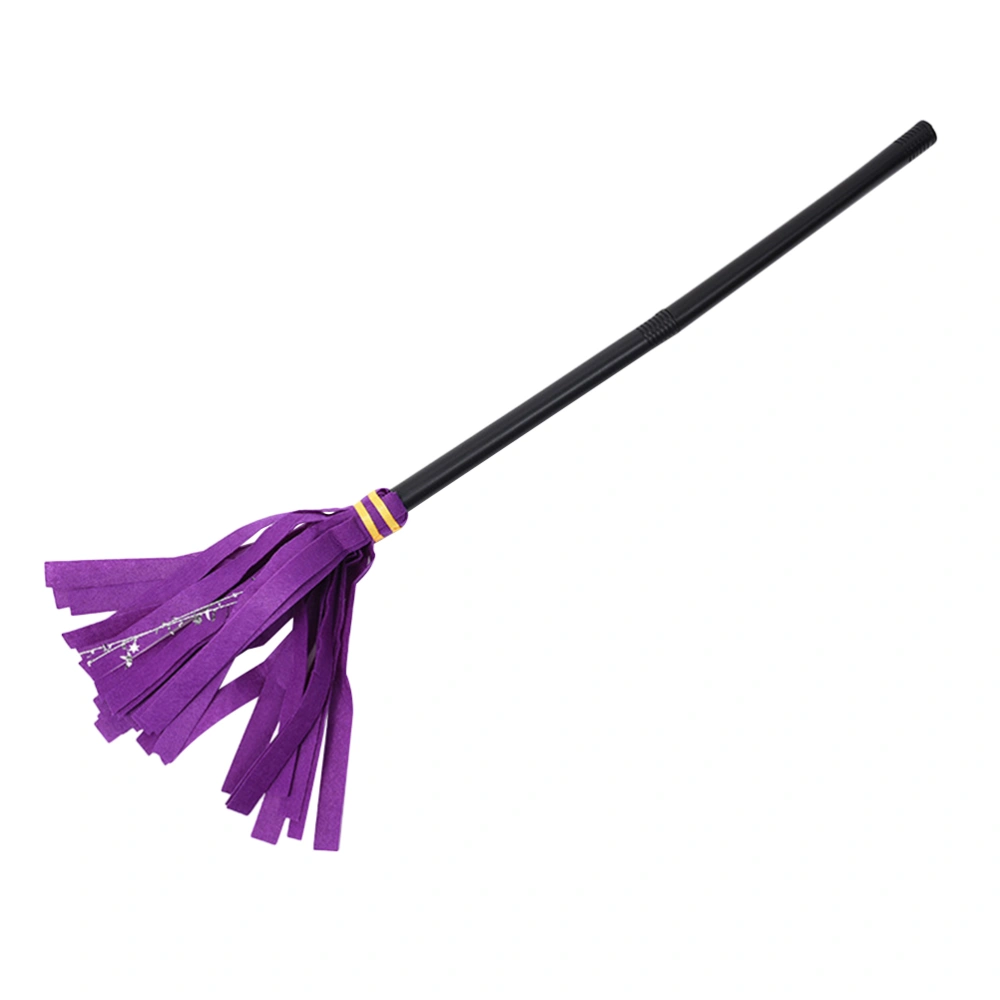 Halloween Witches Broom Costume Decorative Props Masquerade Show Dress Up Miracle Broom Witch Broom for Halloween Cosplay Party