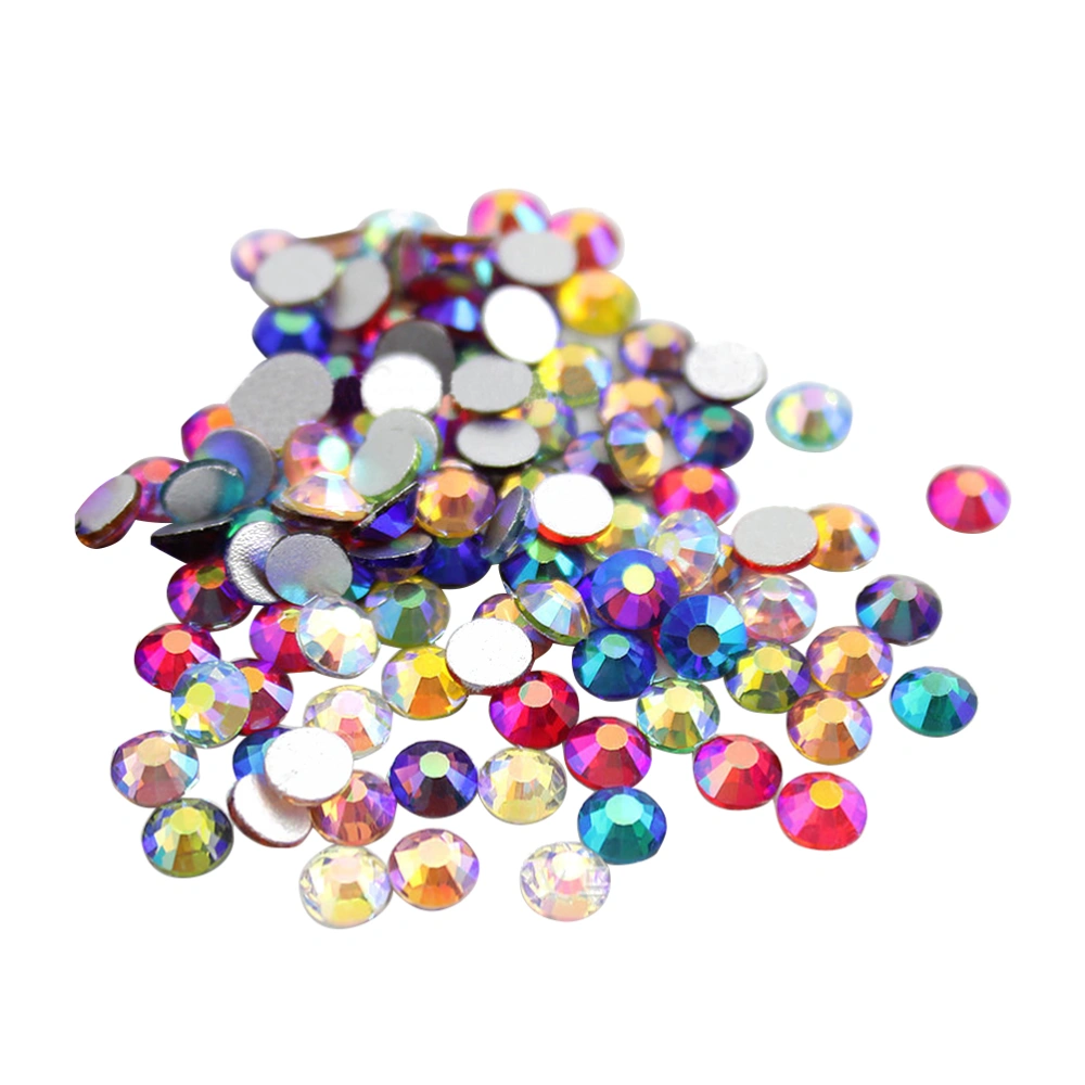 4000Pcs Nail Art Rhinestones Nail Rhinestones Colorful Crystal Nail Manicure Decorations