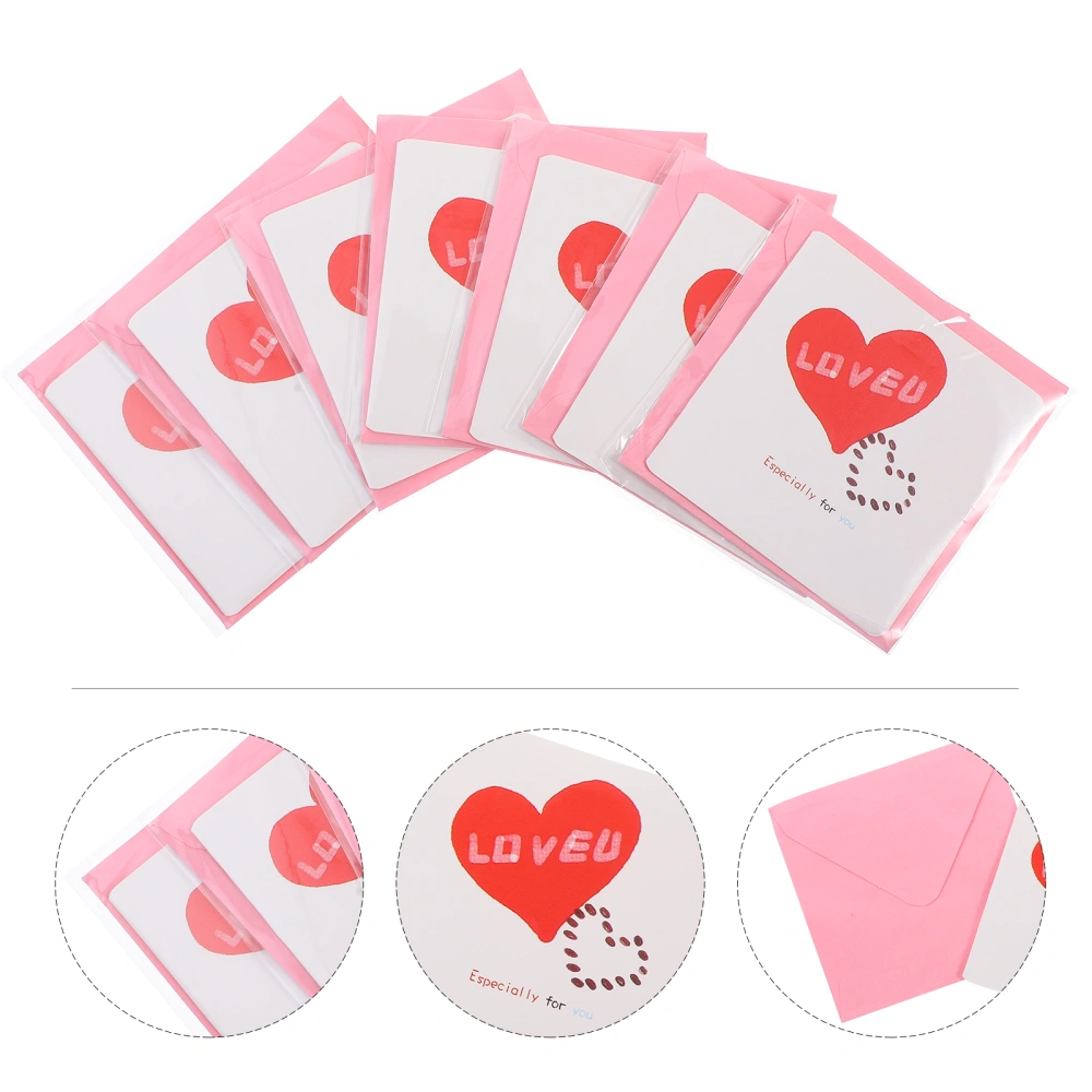 168pcs Small Blessing Cards Message Cards Valentine's Day Greeting Cards