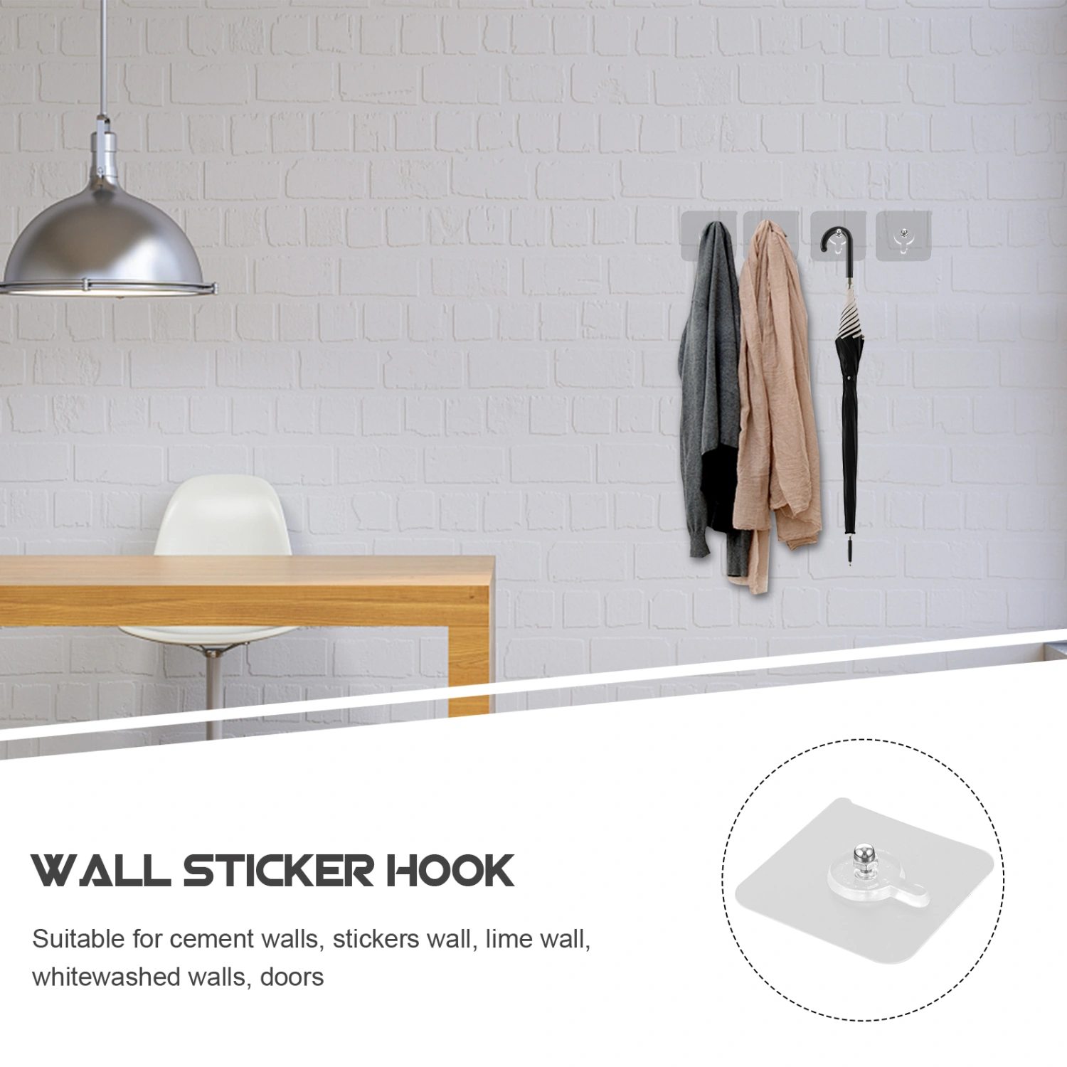 12PCS Invisible Traceless Screw Stickers Punch Free Wall Picture Hook Drywall Picture Hanging Kit for Picture Photo Frame Hanging (Exposed 8mm)