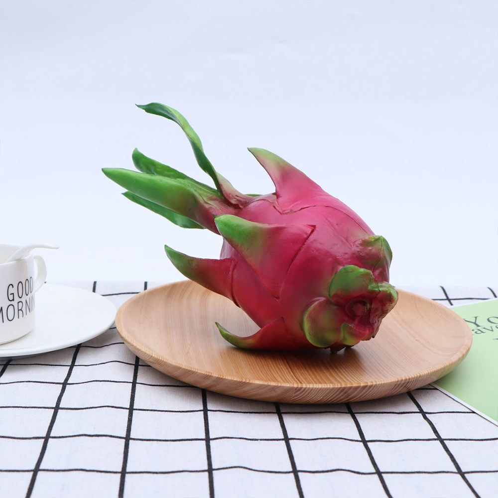 1Pc Simulation Dragon Fruit Model Artificial Lifelike Fruit Model Photography Prop Teaching Prop for Home Hotel