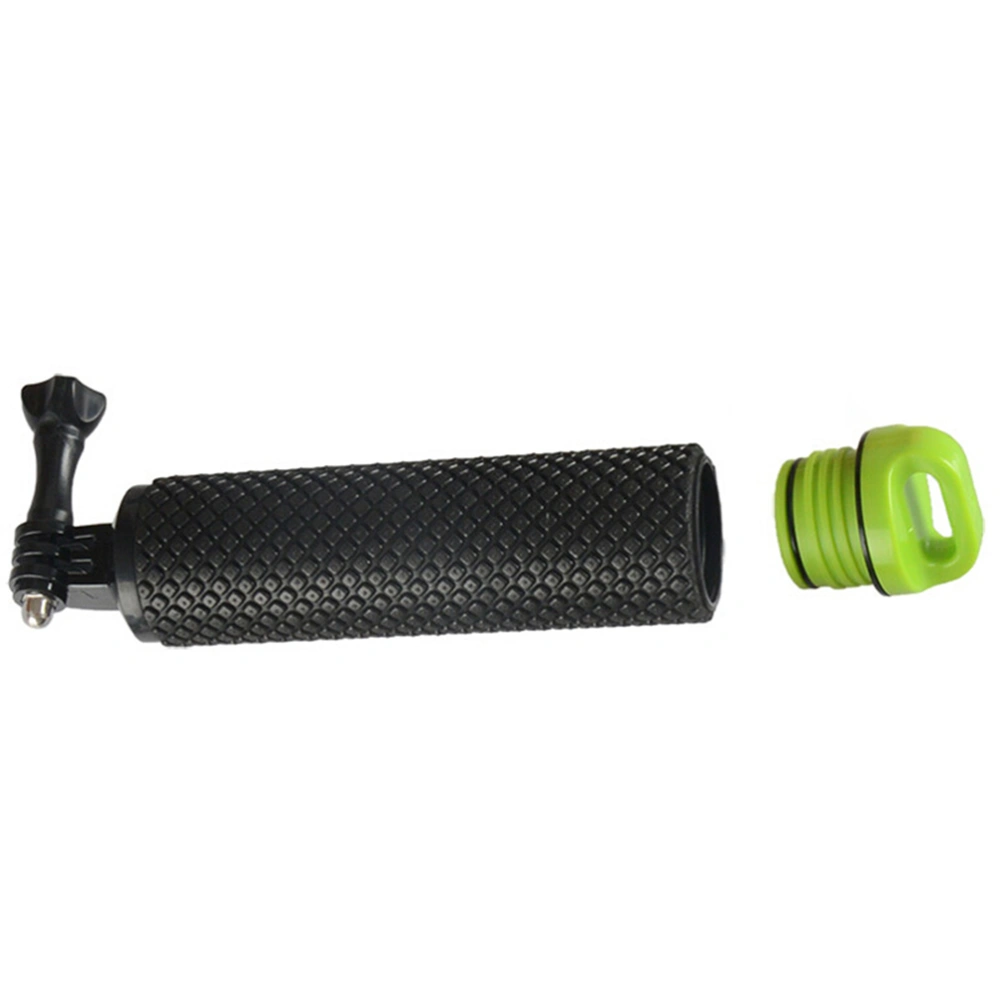 Silicone Handle Floating Rod Hand Grip Selfie Stick Waterproof Buoyancy Stick Camera Mount for Gopro Go pro Hero 5 Session/Hero 4/3+ 3/2/1 Sj4000 Sj5000 Sj6000 Sj7000 Action Camera with Adjustable Strap (Green)