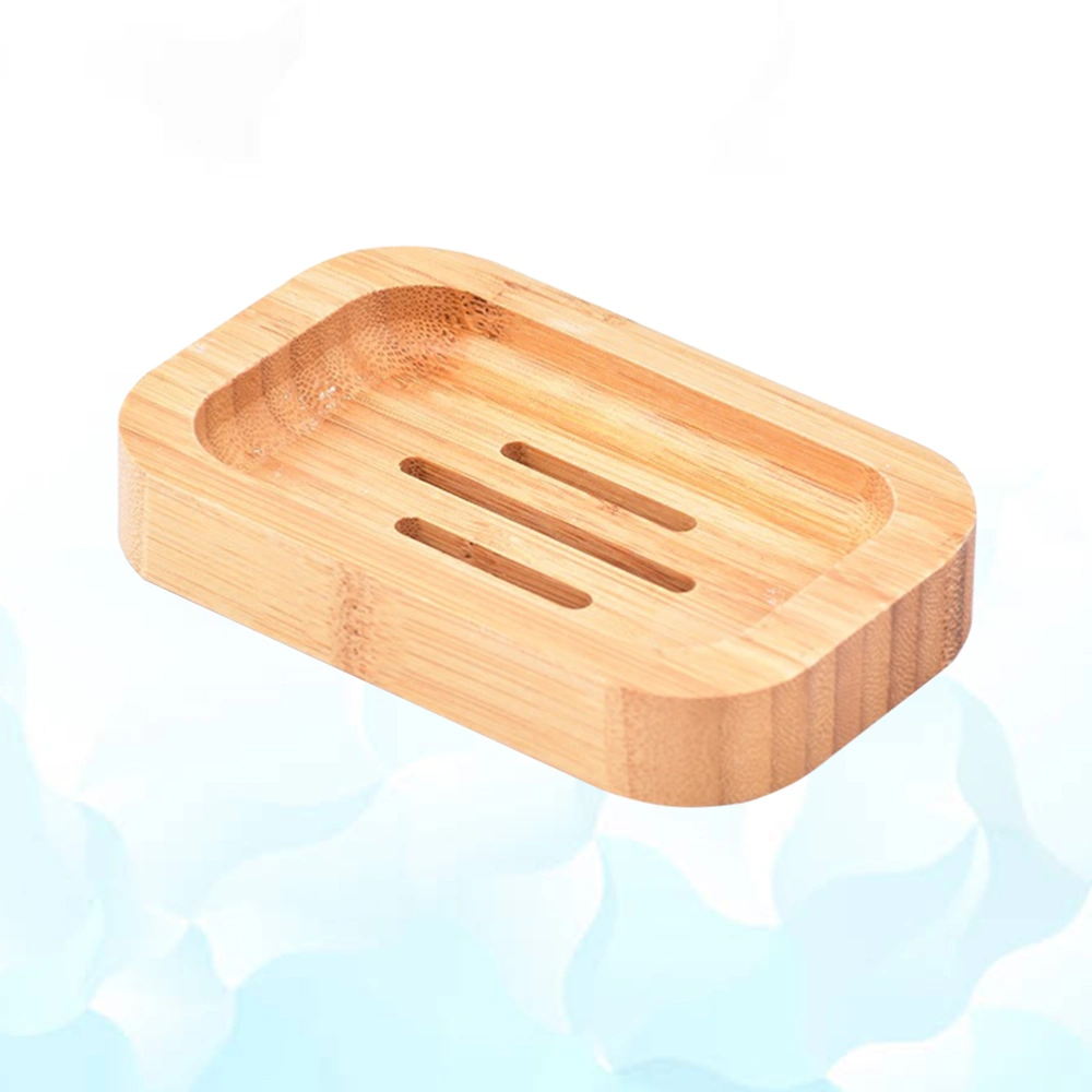 Bamboo Soap Box Handmade Soap Container Japanese Style Slotted Drainer Bathroom Soap Storage Case Soap Holder for Bathroom Shower Home