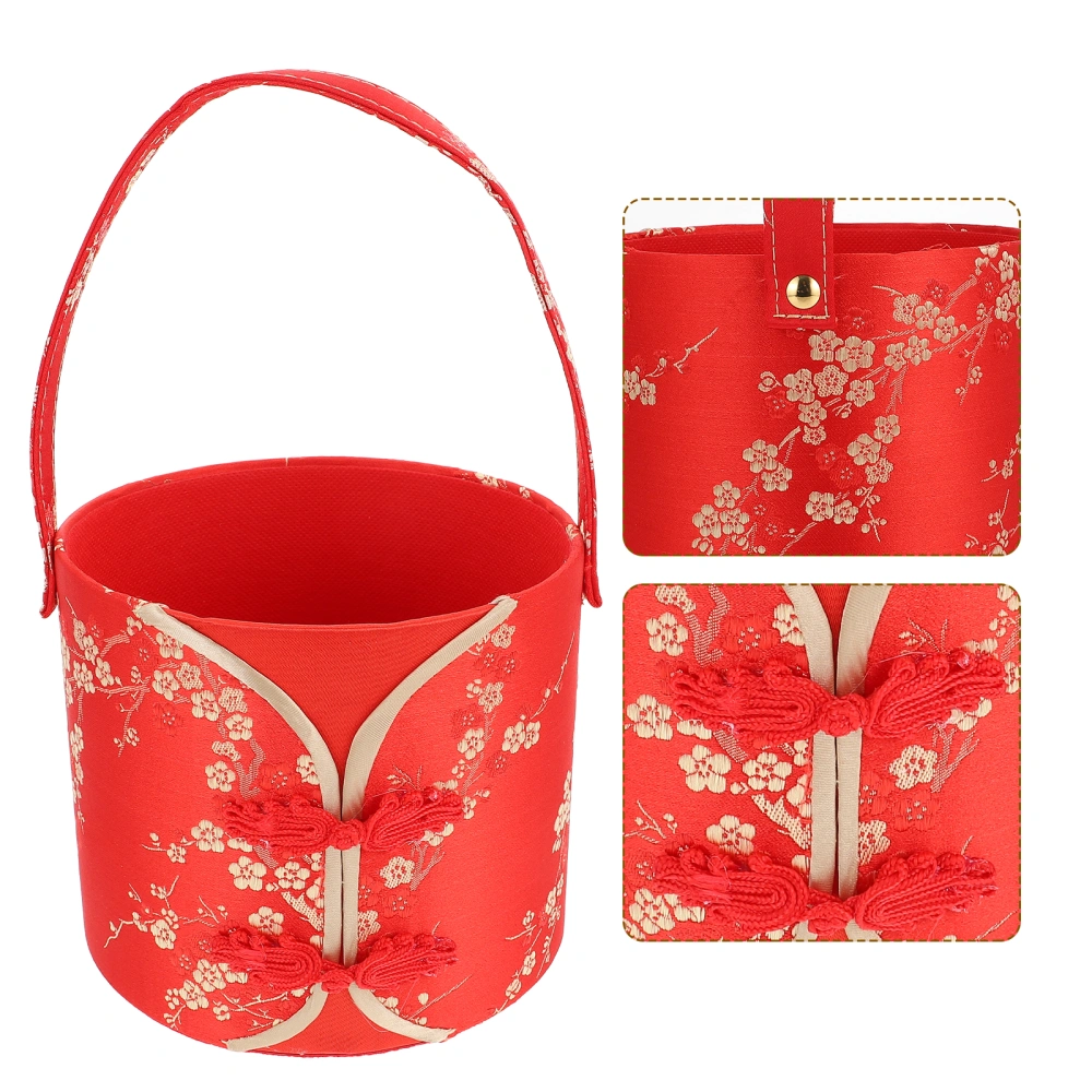 Chinese Spring Festival Flower Basket Flower Bouquet Basket Festival Gift Bucket