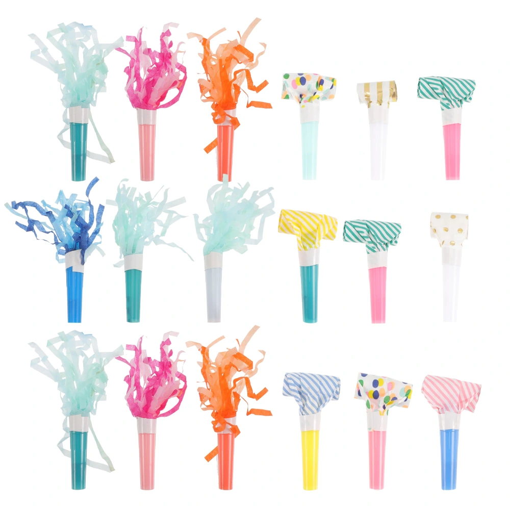 27Pcs Party Blowers Birthday Blowouts Horns Whistles Kids Blowouts Noisemakers Toys