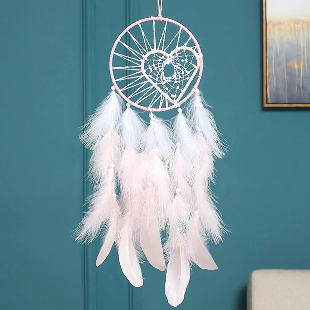 1pc Delicate Dream Catcher with Light Wall Hanging Decoration Home Pendant