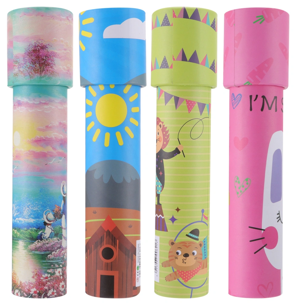 4pcs Parent-child Interactive Toy Kaleidoscope Toy Creative Kids Educational Toy