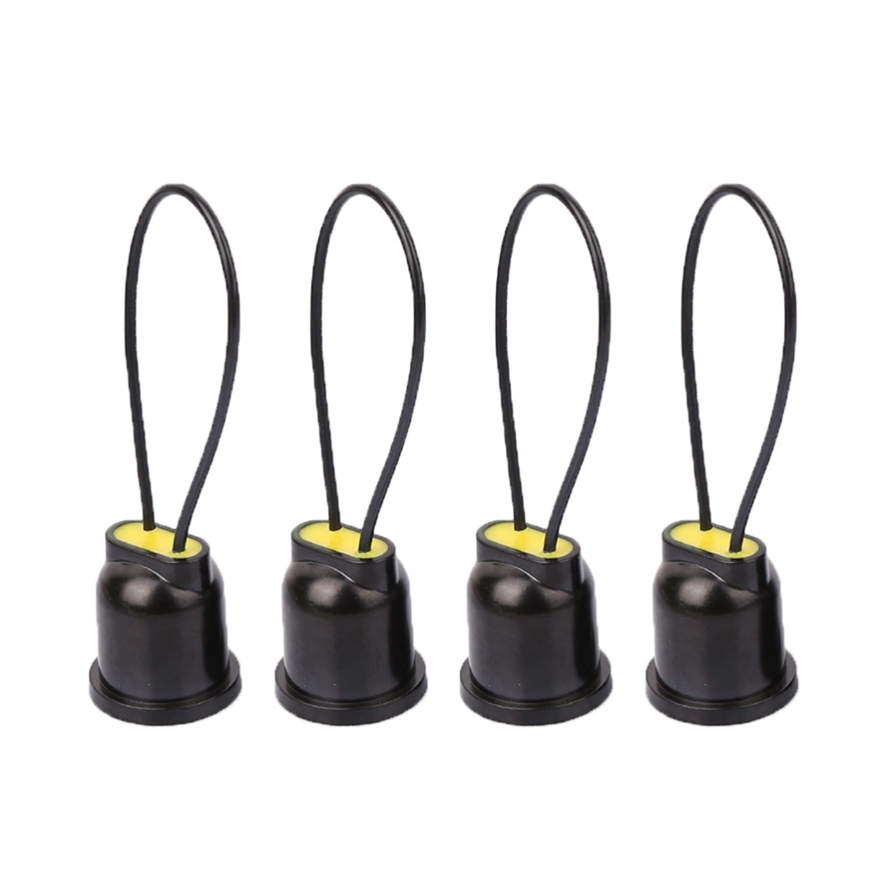 10pcs E27 Lamp Holder Bulb Socket Pendant Bakelite Lamp Holder Vintage Ceiling Light Durable Base Home Replacement Retro Screw Black