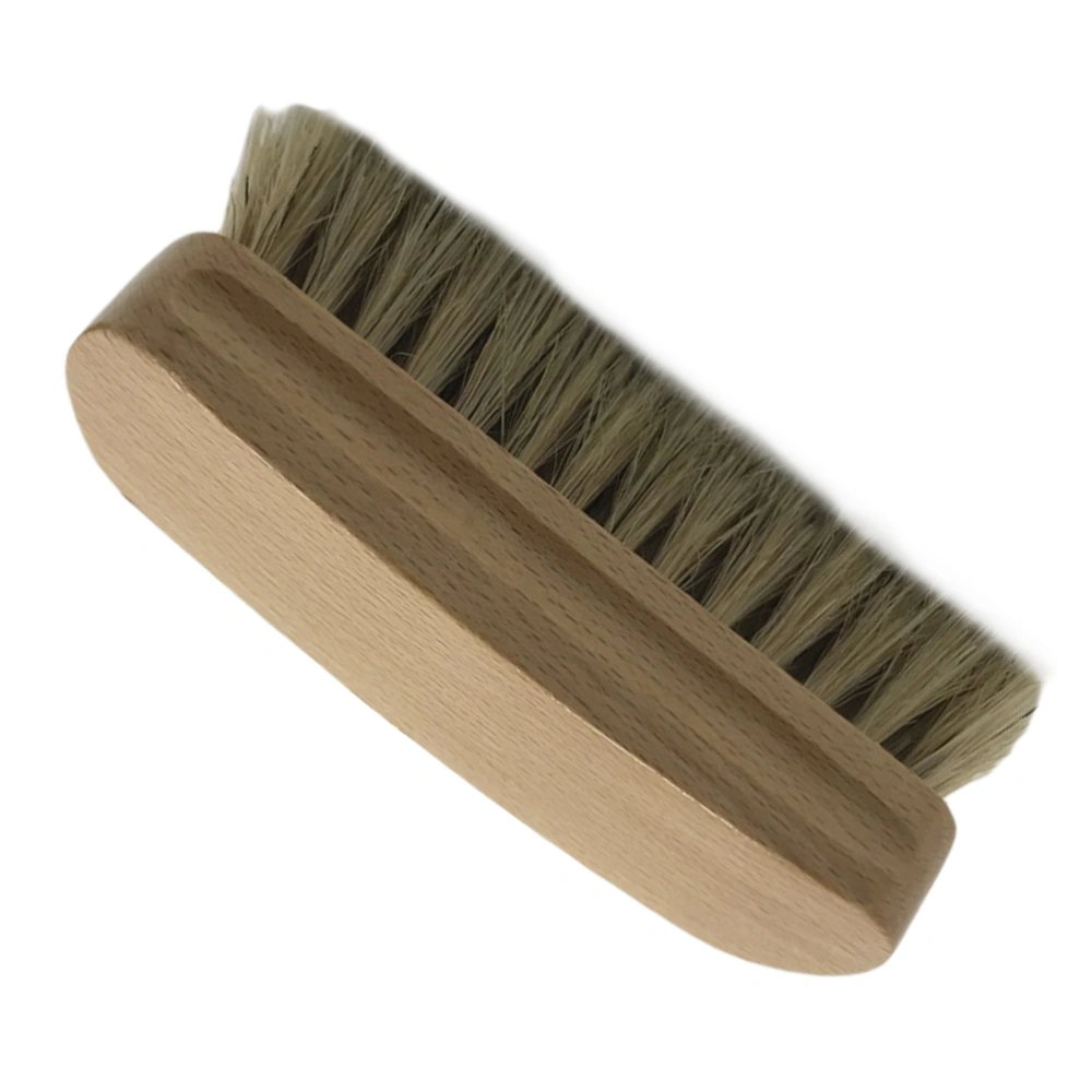 Bristle Shoes Brushes Multifunctional Shoe-Shinner Polishing Shoes Brushes Dedusting Brushes for Home Light Color