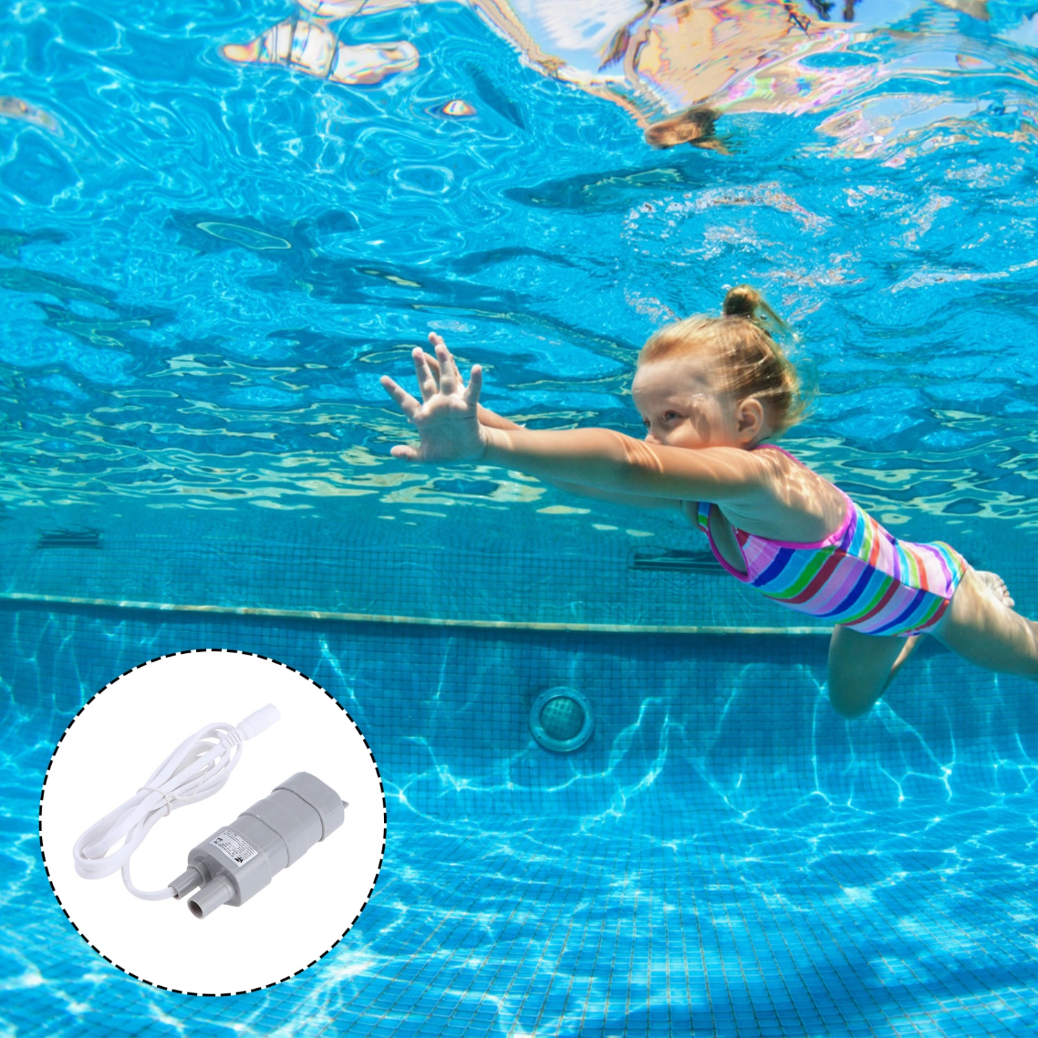 10L/M 12V Water Pump Boat Pump Fresh Water Pump Submersible Pump 5M Lift