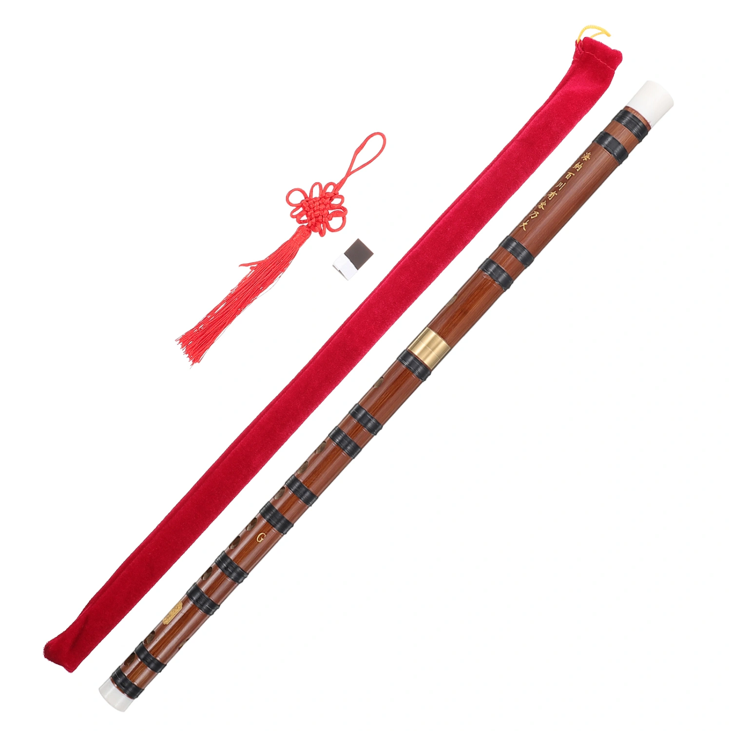 1 Set of Chinese Style Bamboo Flute Kids Adults Portable Flute for Beginner G Tone